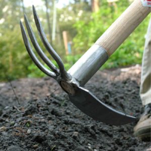 Sneeboer Long Handled Fork And Mattock