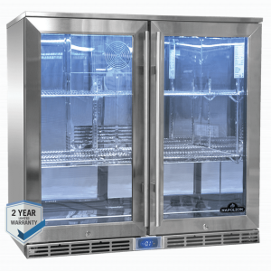 Napoleon Outdoor Fridge 210L (Double Door Glass)