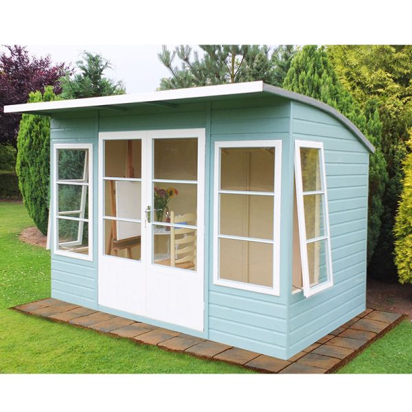 10 x 6 Shire Orchid Contemporary Wooden Garden Summerhouse