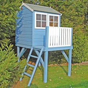 4x6 Shire Bunny Tower Kids Wooden Playhouse