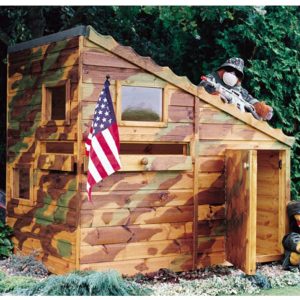 6' x 4' (1.79x1.19m) Shire Command Post Childrens/ kids Wooden Garden Playhouse