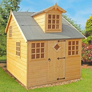 6' x 8' Shire Cottage Kids Wooden Playhouse (1.79m x 2.39m)