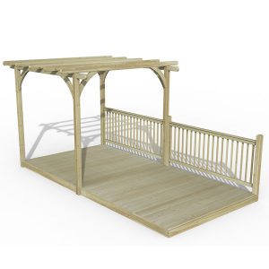 8' x 16' Forest Pergola Deck Kit No. 2 (2.4m x 4.8m)