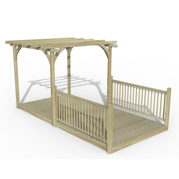 8' x 16' Forest Pergola Deck Kit No. 4 (2.4m x 4.8m)