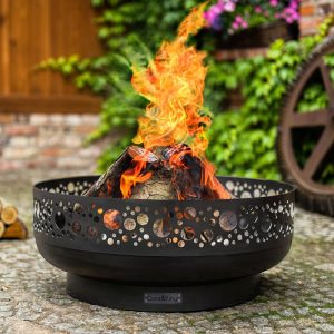 Cook King Boston Decorative Steel Fire Bowl