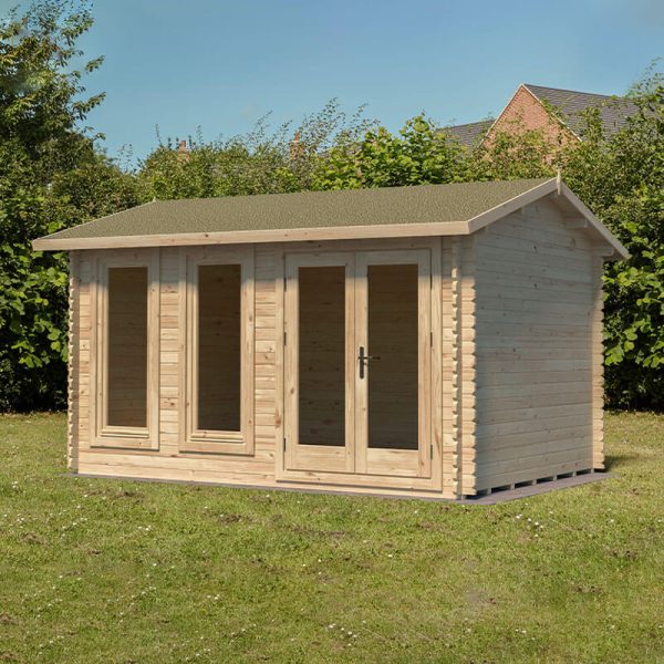 Forest Chiltern 4m x 3m Log Cabin (34mm) - Single Glazed