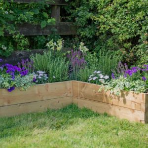 Forest Garden Caledonian Corner Raised Bed 1.3mx1.3m