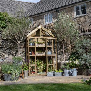 Forest Garden Georgian Tall Wall Greenhouse with Auto Vent