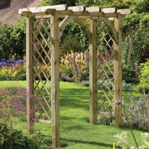 Forest Ultima Wooden Garden Pergola Arch 6'x4'