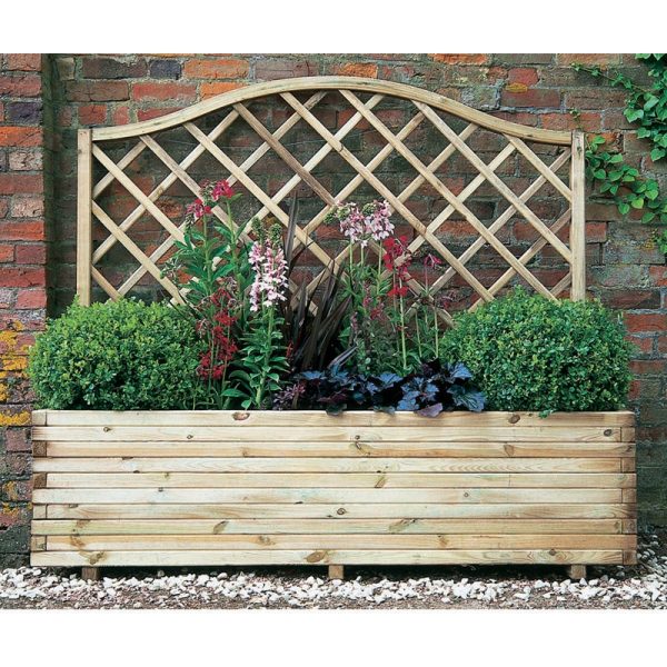 Forest Venice Wooden Garden Planter 6' x 2' (1.8m x 0.5m)