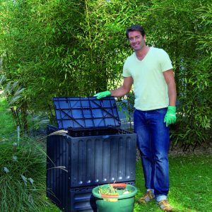 Garantia Eco King Composter 400 Litres (Black)