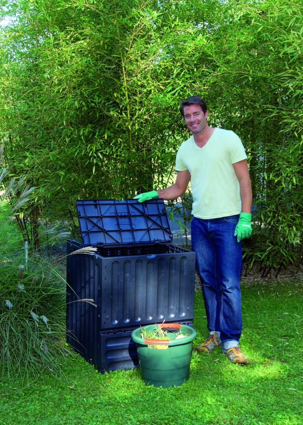 Garantia Eco King Composter 400 Litres (Black)