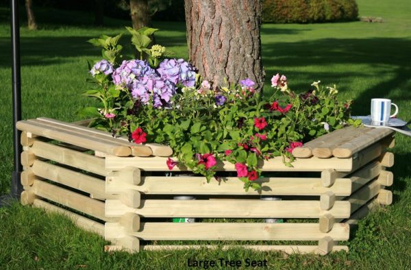 Norlog Large Tree Seat / Planter