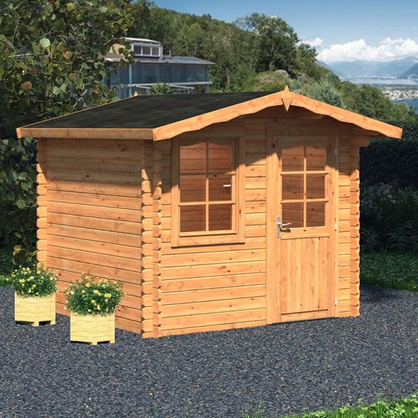 Palmako Emma 1 2.6m x 2.2m Log Cabin Summer House (28mm)