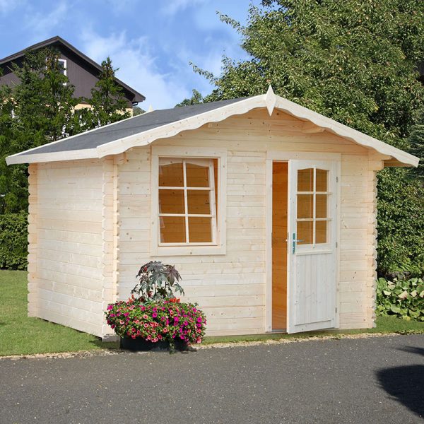 Palmako Emma 1 2.6m x 2.2m Log Cabin Summerhouse (28mm)