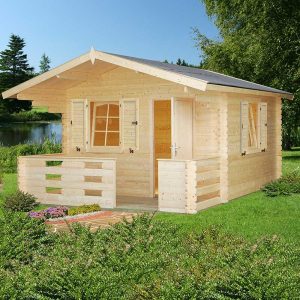 Palmako Emma 3.6m x 3.6m Log Cabin Summer House (34mm)