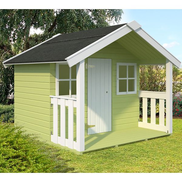 Palmako Felix 1.8m x 1.2m Childrens/Kids Cabin Luxury Outdoor Playhouse (16mm)