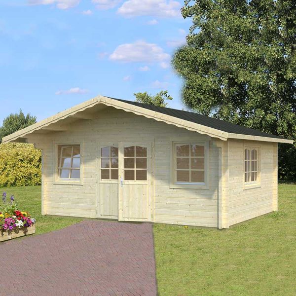 Palmako Helena 5.4m x 4.2m Log Cabin Garden Building (70mm)