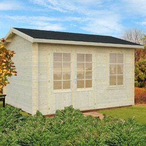 Palmako Iris 3.9m x 3m Log Cabin Summer House (28mm)