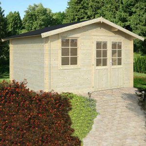 Palmako Klara 3.9m x 3.3m Log Cabin Summer House (28mm)