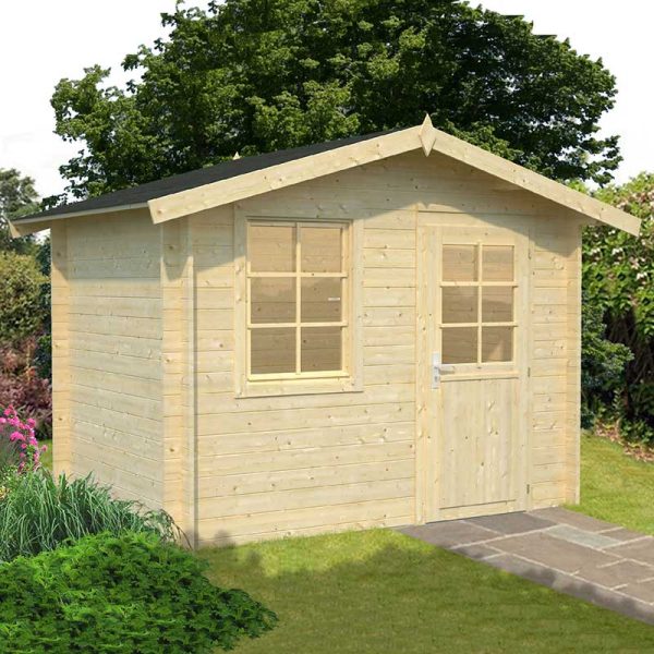 Palmako Klara 3m x 2m Log Cabin Summerhouse (28mm)