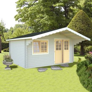 Palmako Sally 4.8m x 3.9m Log Cabin Summerhouse (44mm)