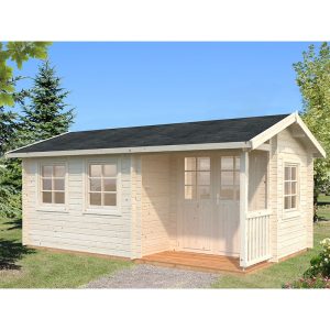 Palmako Susanna 5.3m x 3.2m Log Cabin Garden Building (44mm)