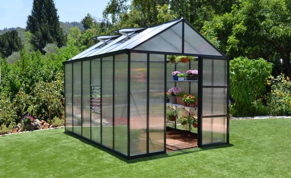 Palram 8x20 GLORY (Dark Grey) Premium Greenhouse