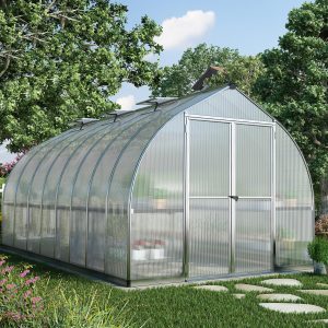 Palram Bella 8x16 Greenhouse (Silver)