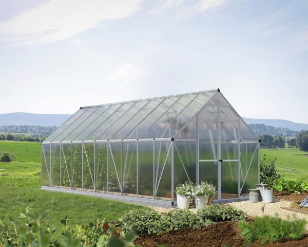 Palram-Canopia 8x20 Essence Greenhouse (Silver)