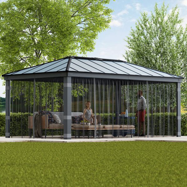 Palram Canopia Gazebo Netting Set for Dallas 6100 Garden Gazebo