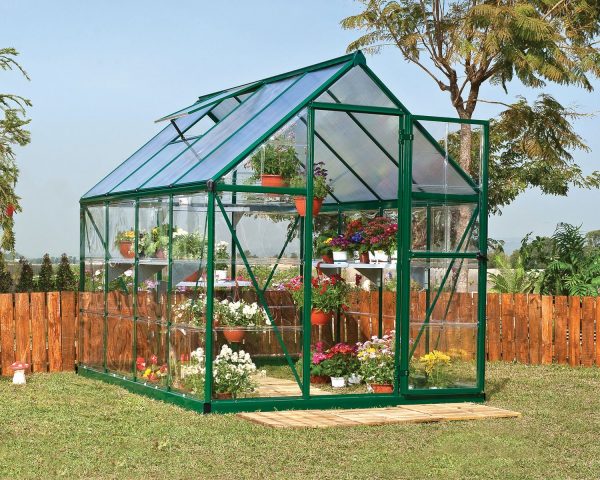 Palram-Canopia HYBRID 6x8 - GREEN Greenhouse