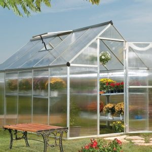 Palram Mythos 6x10 Silver Polycarbonate Greenhouse