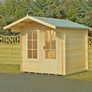 Shire Crinan 2.1m x 2.3m Log Cabin Summer House (19mm)