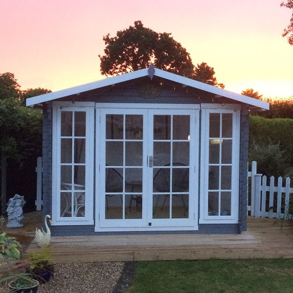 Shire Epping 3.6m x 3m Log Cabin Summerhouse (28mm)