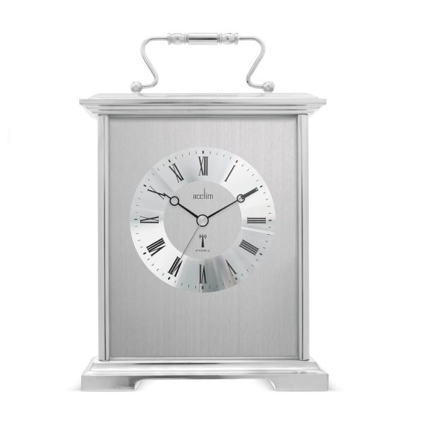 Acctim Althorp Mantel Clock Silver