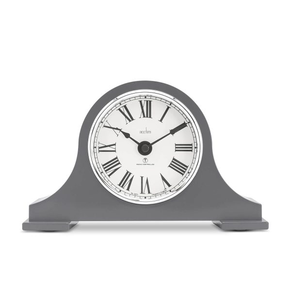 Acctim Foxton Radio Controlled Mantel Clock Storm Grey