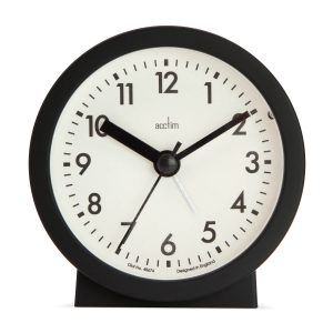 Acctim Gaby Bedside Alarm Clock Black