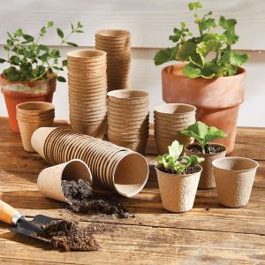 Biodegradable Plant Pots 96 Pieces