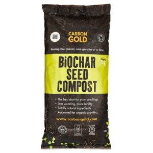 Carbon Gold biochar seed compost - 10 litres