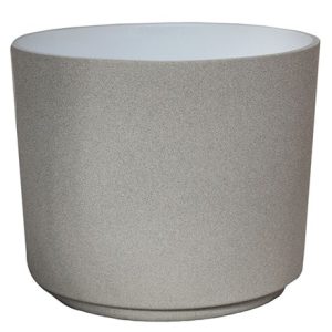 Cement style plant pot - light grey