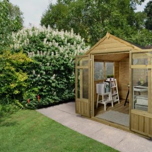 Forest Garden 7x7 Oakley Overlap Summerhouse