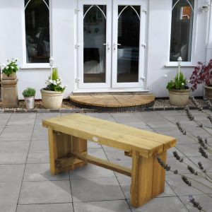 Forest Garden Double Sleeper Bench 1.2m