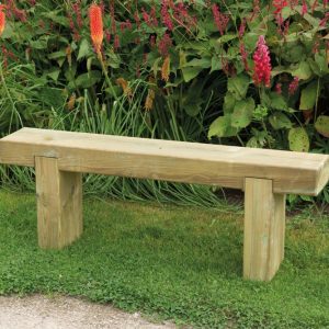 Forest Garden Sleeper Bench 1.2m