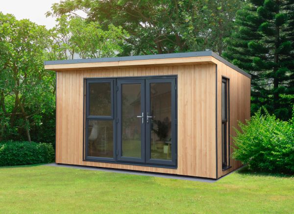 Forest Garden Xtend 4.0M + Premium Fully Insulated Garden Office