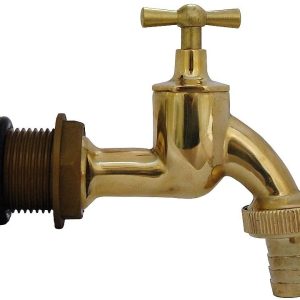 Garantia Brass Tap 3/4" With Tank Screw Connection