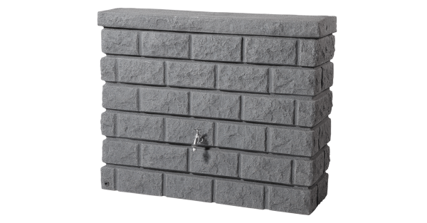 Garantia Rocky Wall Tank 400 Litres (Dark Granite)