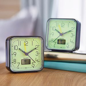 Glow in the Dark Clocks H7 x W7cm - Buy 1 Get 1 Free