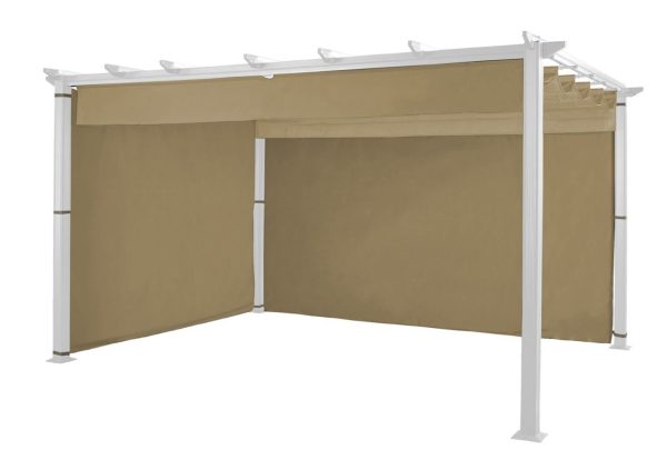 Hartman Curtain Set for Roma Pergola 3 x 4 (Caramel)