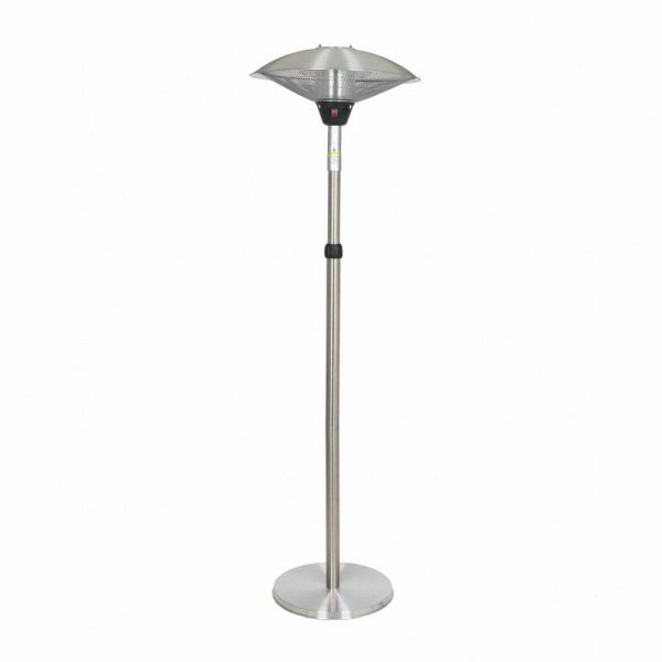 La Hacienda Adjustable Standing Electric Heater (Silver)